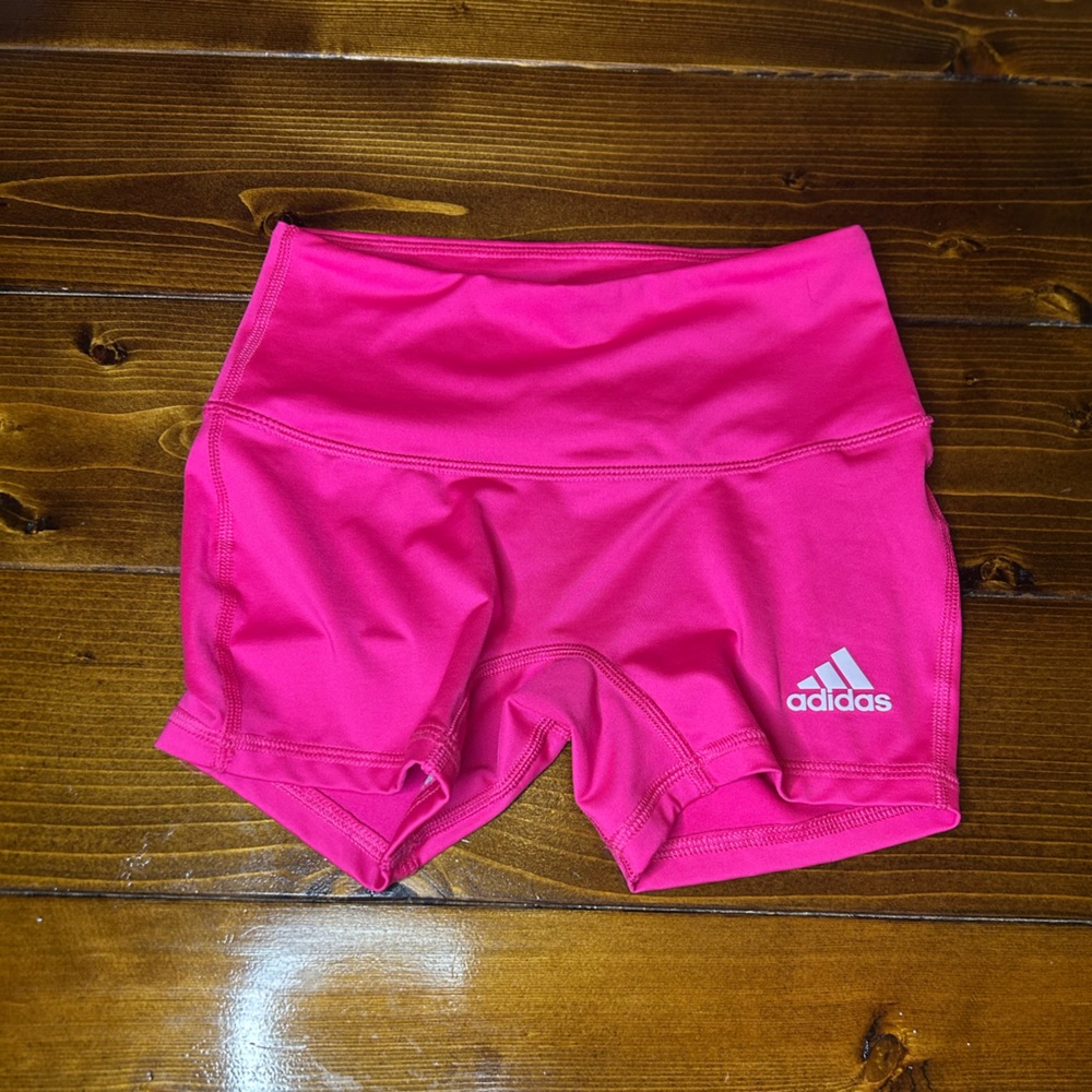 Adidas Kids Vibrant Pink Shorts Size XS